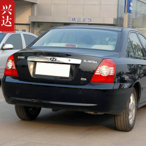 适用于2003-10款北京现代伊兰特不锈钢后备箱装饰条Elantra后饰条