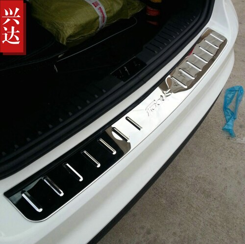 适用于2012-18款福特福克斯三厢不锈钢后备箱踏板FOCUS外置后护板