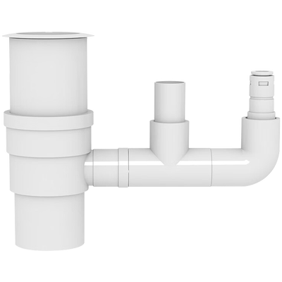 厨房下水管三头通下水道三通分水器水槽洗菜盆净水器50排水管四通
