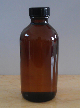 250ml 8oz玻璃液体瓶纯露瓶茶色避光精油瓶分装瓶化工瓶T型内置盖