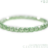 6mm火磨珠50颗 珠光贵橄榄捷克进口水晶diy串珠菠萝珠媛宝家HM681