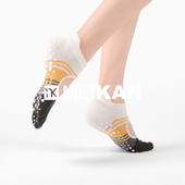 MEIKAN美看瑜伽袜子五指袜普拉提袜地板袜分趾袜运动风专业防滑袜