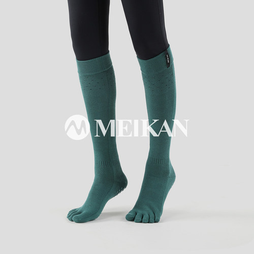 瑜伽袜子五指袜防滑长筒运动袜