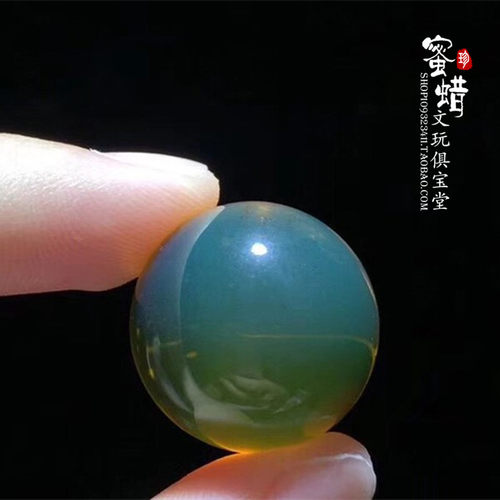 diy纯天然蓝珀墨西哥蜜蜡圆散珠