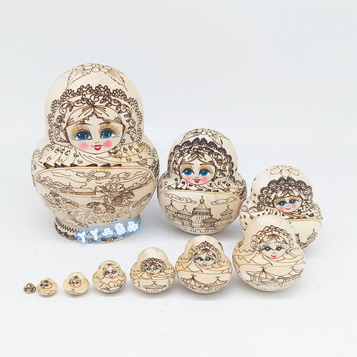 俄罗斯套娃儿童玩具旅游纪念