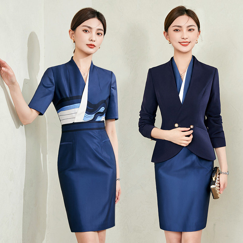 PROFESSIONAL SUIT WOMENS FASHION TEMPERAMENT HOTEL FRONT DESK BEAUTY SALON S DEPARTMENT ETIQUETTE WELCOME WORK CLOTHES WORKWEAR SPRING AND AUTUMN