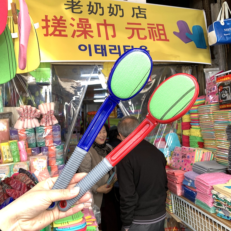 韩国长把神器搓背棒刷后背搓澡棒