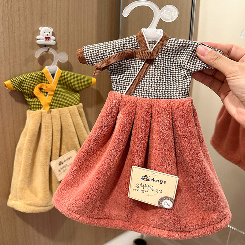 韩国超强吸水不掉毛厨房抹布卫生间擦手帕可爱擦手巾挂式洗手毛巾,家庭/个人清洁工具,厨房擦手巾,淘宝优惠券,粉丝福利购,淘宝优惠卷