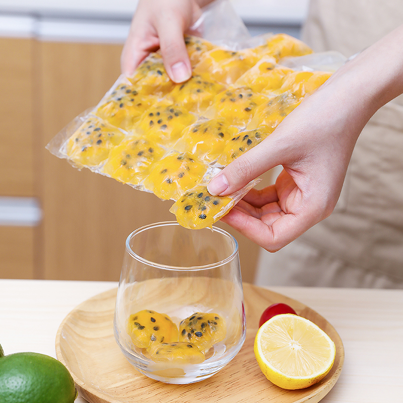 日本自封口冻冰块袋一次性冰袋冰格袋百香果冷冻格制冰模具速冻器