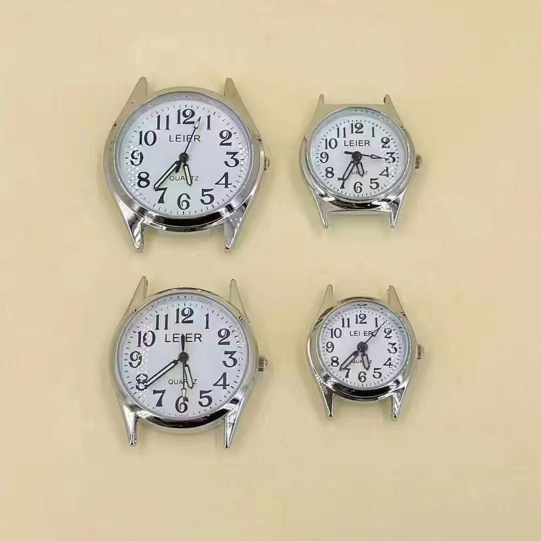 普通手表手表2035机芯石英表老人表男女大数字表头