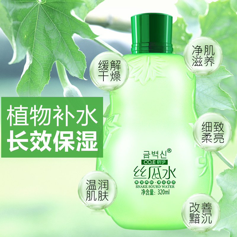 【2瓶】韩伊丝瓜水美肌液保湿补水爽肤水细致面膜水学生男女正品