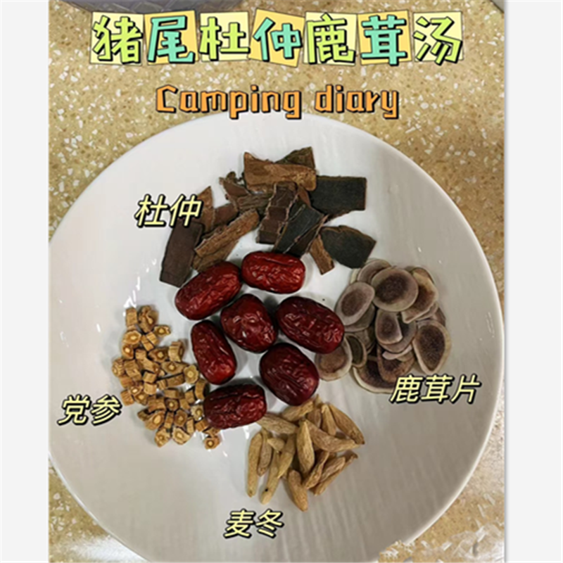 炖猪尾杜仲鹿茸党参汤滋补炖鸽子汤包补身体备孕汤料腰背冷痛