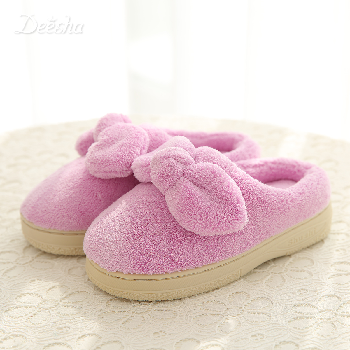 Pantoufles enfants en autre DEESHA pour hiver - Ref 1011279 Image 5