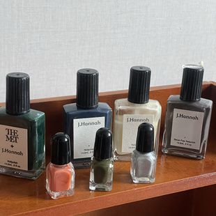 试色 J.hannah指甲油 图片只提供看颜色 看清楚是2ml