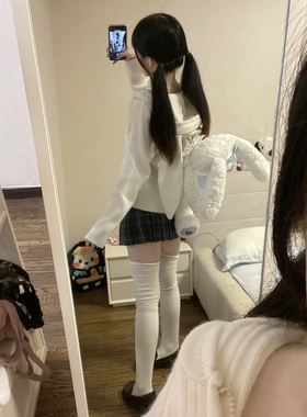 Beardoll原创兔子耳朵可爱连帽宽松开衫外套女潮新款自制