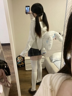 Beardoll原创兔子耳朵可爱连帽宽松开衫外套女潮新款自制