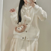 BearDoll2025秋冬新款 秋装 毛茸茸外套开衫 毛衣针织学院风毛绒绒