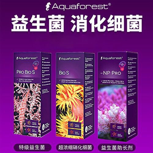 AF紫色森林鱼缸硝化细菌活菌海水益生菌海缸珊瑚助生长剂生命之源