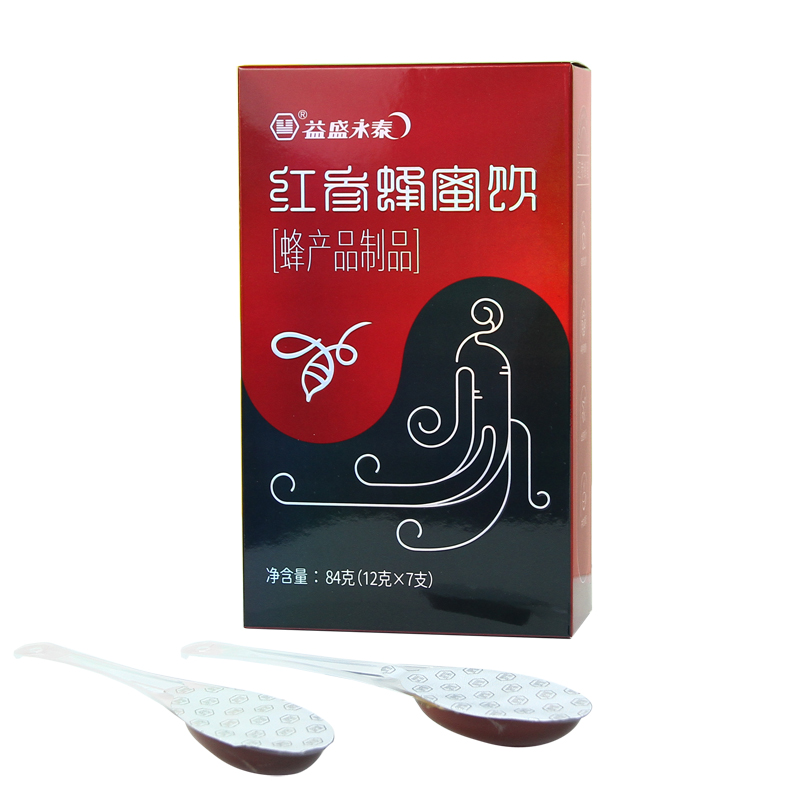 益盛永泰蜂产品制品红参蜂蜜饮12g*7支