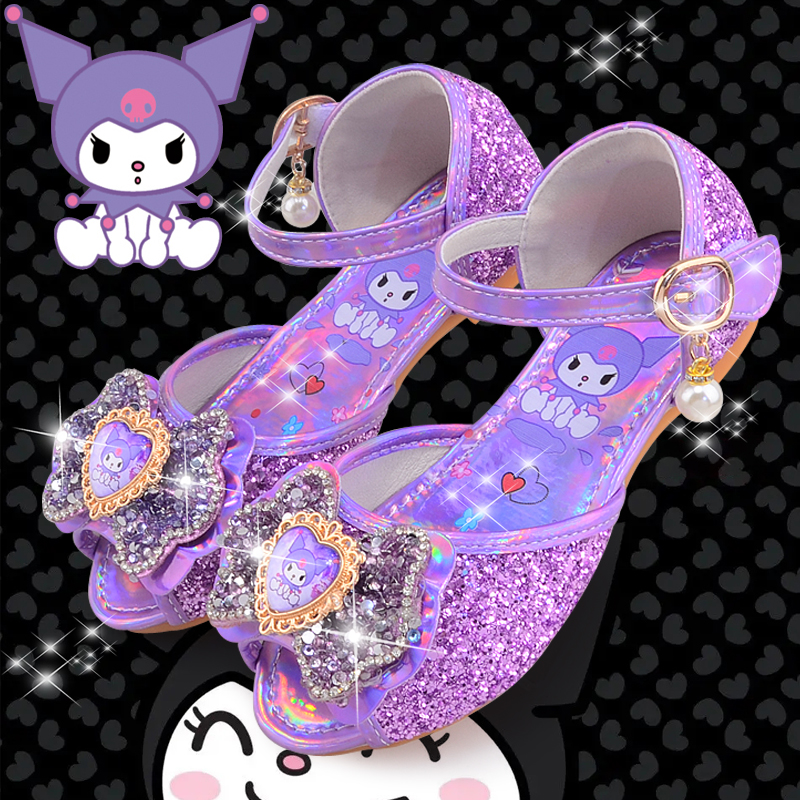 儿童公主鞋库洛米小女孩软底凉鞋