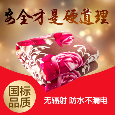 雪云飘电热毯家用双人单人