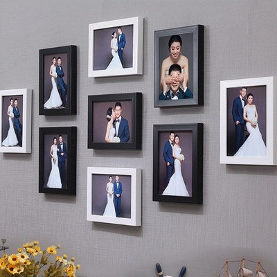 All 7 inch nine wedding gowns, photo frames, wall hanging, c