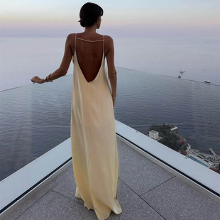 Satin Slip dress sexy long dress for women