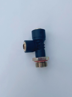 货车东风天龙天锦贮储气筒 刹车分泵总泵继动阀T型三通快插接头