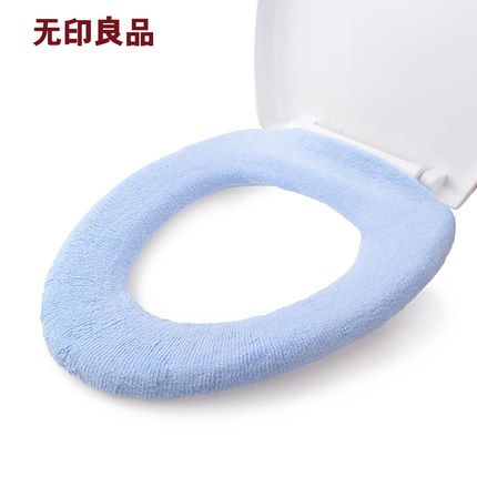 无印良品 马桶盖罩 O型 柔软浴巾