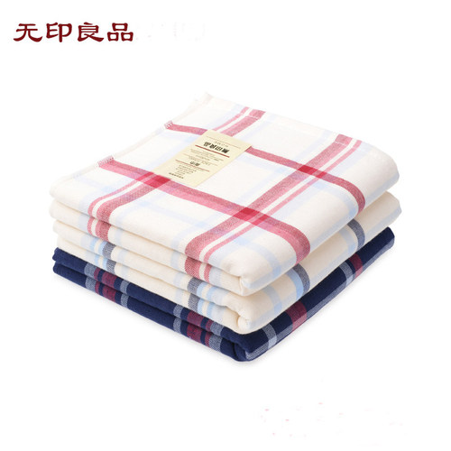 无印良品吸水加厚面部洗脸毛巾