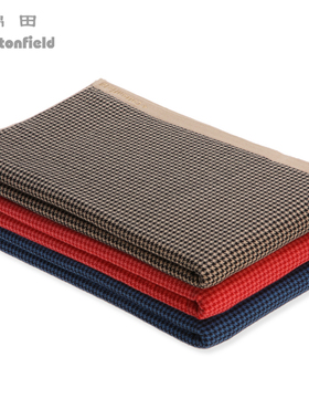 棉田 新千鸟格 纯棉成人浴巾 加厚加大男士大毛巾Y21011