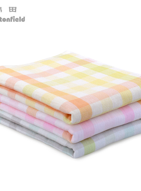 棉田 春天里 纯棉毛巾 柔软吸水纱布擦脸面巾纱布毛圈 M21362