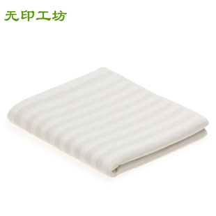 无印工坊有机深白纯棉毛巾 纱布吸水透气洗脸面巾良品毛巾M1003