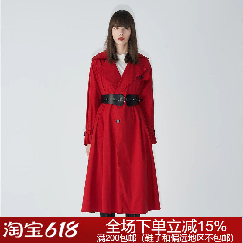 JORYA weekend专柜正品秋冬干练N243901C女风衣4680元