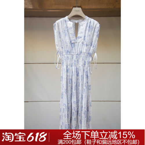 专柜正品春夏时尚无袖WANDBA07恩曼琳连衣裙1680元