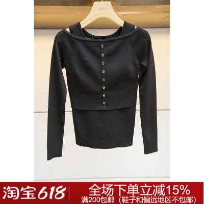 专柜正品秋冬时尚O161402D卓雅针织衫两件套2880元