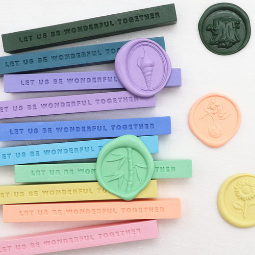 金源雾面火漆蜡条马卡龙混色蜡棒