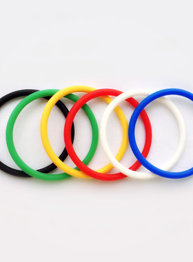 雷鬼嘻哈风滑板黑白蓝橡胶手环