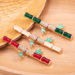 国风新中式竹节子母扣高端旗袍金属盘扣装饰纽扣配件配饰各种大全