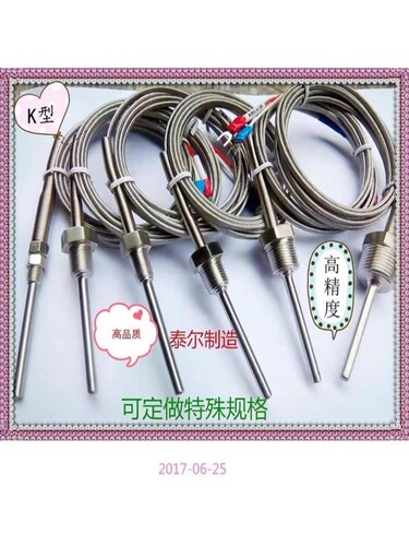 泰尔K型热电偶耐高温温度传感器