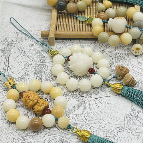 风化菩提手机链汽车内挂件包挂