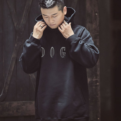 全棉SCND连帽卫衣加绒数码印花