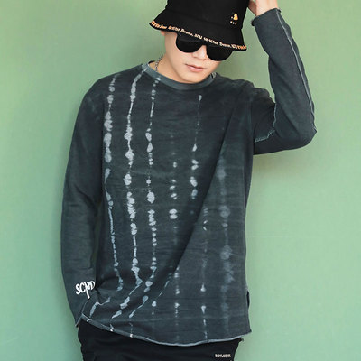 深灰捕梦网印花套头卫衣男女全棉圆领2021新款打底潮牌情侣SCND