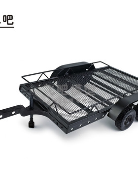 1/10 遥控车 Axial SCX10 90046 TRX4 DIY卡车 拖车 金属拖斗头车