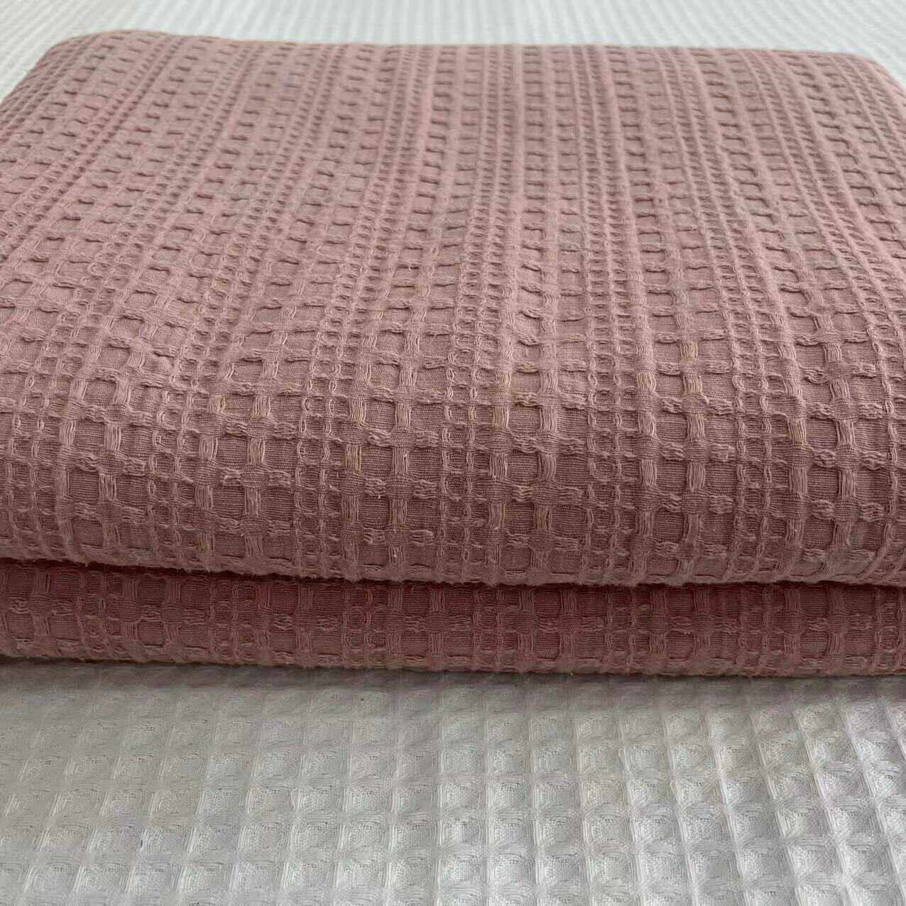 外贸尾单加厚鸟眼大蜂巢纯棉床单单件100%全棉华夫格防滑透气睡单,床上用品,床单,淘宝优惠券,粉丝福利购,淘宝优惠卷