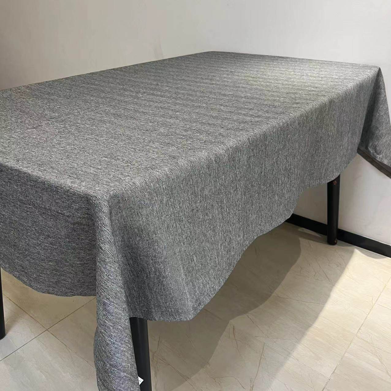 厚实柔软轻奢桌布台布