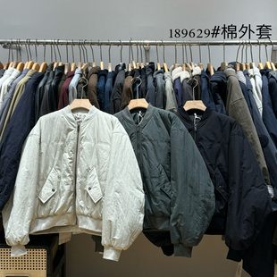 非本189629冬季韩版宽松大码胖mm慵懒休闲风简约加厚棉服夹克外套