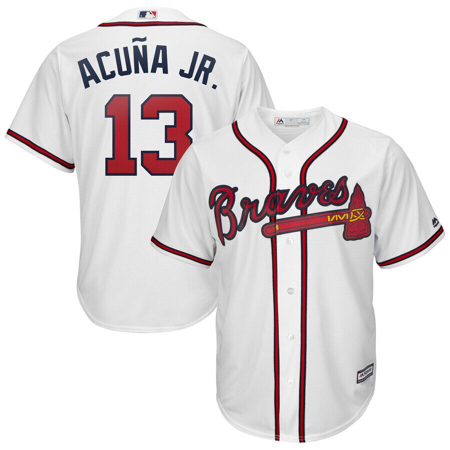 맞춤형 야구 리그 애틀랜타 브레이브스 애틀랜타 팀 ACUNA JR ACUNA JERSEY