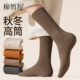 爆款 袜子女纯棉秋冬季 高筒2025新款 中筒防臭春秋加厚女士长筒袜