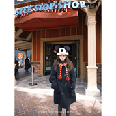 70绵羊毛天丝山羊绒800g双面尼大衣外套中长款 BLUE 署名为冬